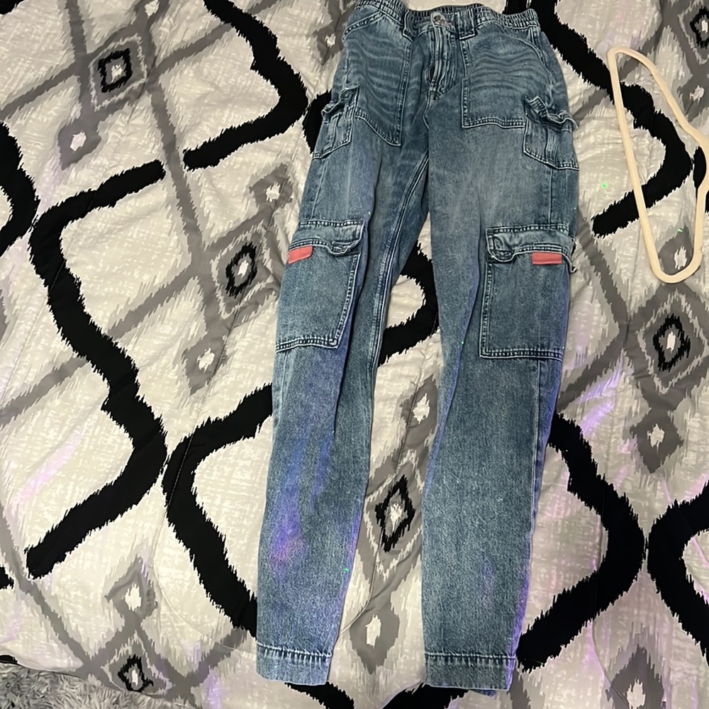 American eagle baggy cargo pants